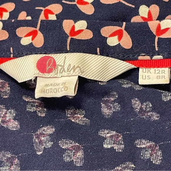 BODEN‎ NWOT Elodie Wrap Jersey Floral Dress - Picture 7 of 11